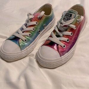Converse All-Star rainbow sneakers (child size 11)